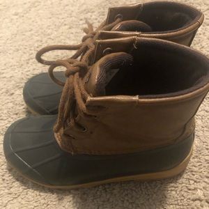 Used Sperry Duck Boots Boys Size 1 (Little Boy)